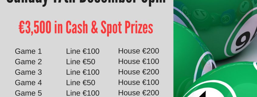 Don't miss your chance to win some amazing cash prizes with a total prize fund of €3,500.